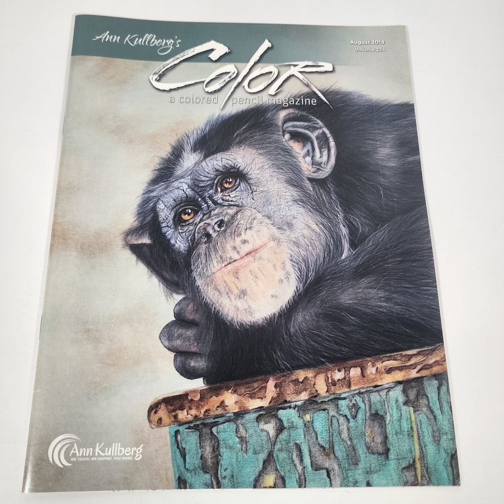 Color Magazine August 2018 By Ann Kullberg Colored Pencil Art